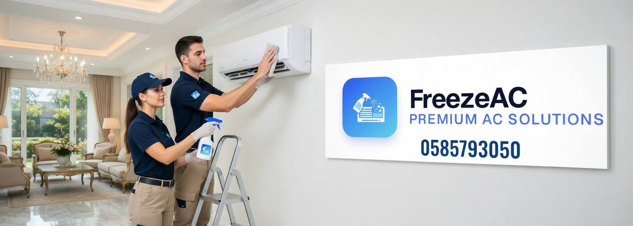 Best AC Cleaning Service for Villas in Dubai – Deep Cleaning Experts | FreezeAC