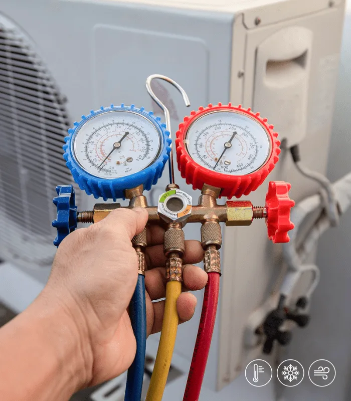 Urgent AC Gas Refill Dubai – Fast & Professional Refrigerant Service | FreezeAC